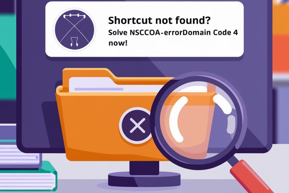 Shortcut Not Found? Solve NSCocoaErrorDomain Code 4 Now!